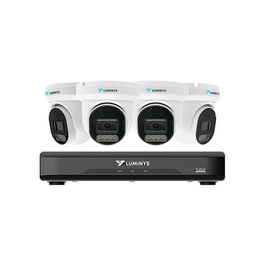 Luminys K54-4L1A2 LumiLuxLite IP Kit, NVR 4-Canaux et 4 Caméras 5MP LumiLuxLite